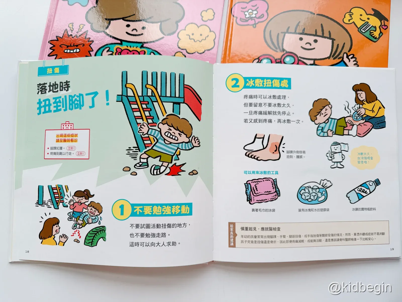 受傷了,我不怕!扭傷處理內頁