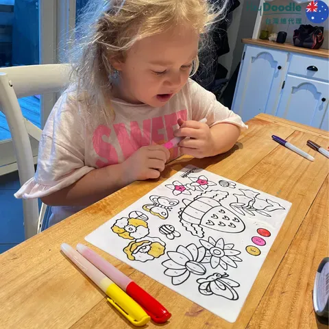 Hey Doodle 迷你矽膠畫墊的多款主題